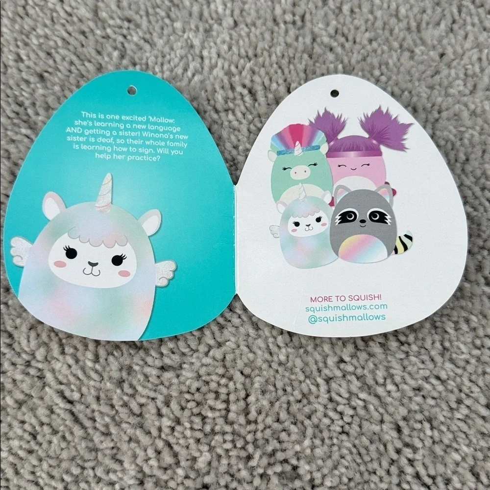 Squishmallows 16” Winona the Pastel Unicorn Plush- NWT